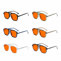 Lunettes anti-lumière bleue Sunray pour montures de prescription avec clip magnétique pour verres interchangeables TR90 légers