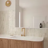 Azulejos Autoadhesivos de Vinilo Blanco Moderno con Diseño Geométrico en Espiga, Resistentes al Agua, para Ducha y Cocina - Product Image 4