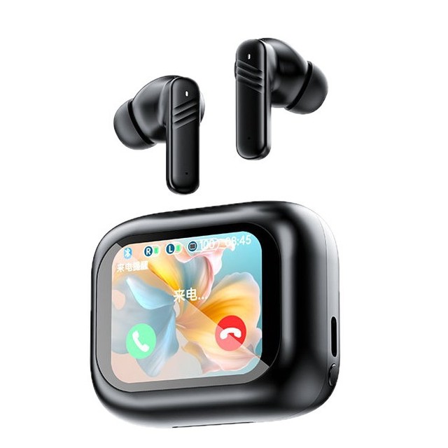 Color Screen Headphones TWS in Ear Noise Reduction Transparent Touch AI Translation Bluetooth Headphones Promotion Customization