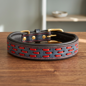 Custom Leather <b>Dog</b> <b>Collar</b> Handmade Pet <b>Collar</b> Adjustable Strong <b>Dog</b> Leash <b>Collar</b> for Small Medium <b>Large</b> <b>Dogs</b> Wholesale Suppliers - Product Image 2