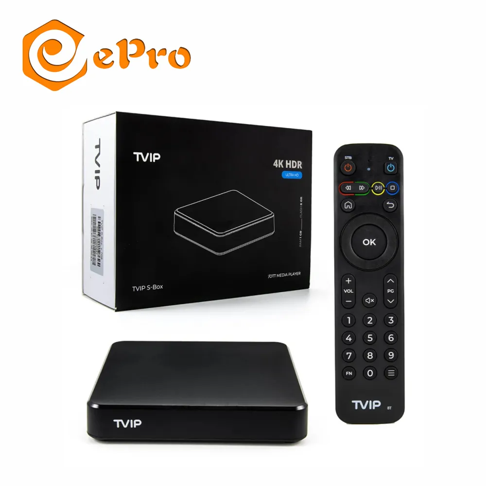 TVIP-reproductor Multimedia 4K con wifi Dual para televisión, dispositivo tvbox con IPTV, 4K, HEVC, HD, tvip705, Android 11, IPTV, Suecia, Italia y Arabia, 705