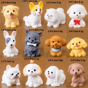 Figurines d'animaux miniatures créatives, ornements miniatures, décorations pour la maison, artisanat en résine, décor de jardin, accessoires de bricolage - Product Image 3
