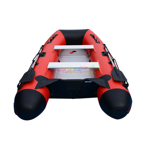 Bote Inflable de Aluminio con Piso de PVC, Bote de Remo Inflable Ligero y Plegable con Piso de Aluminio para Pesca - Product Image 5