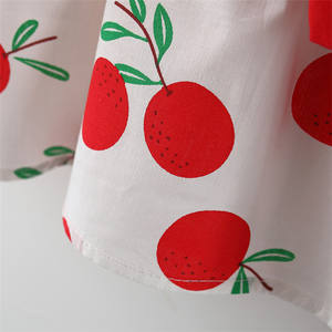 Ropa de Verano para Niña, Vestido sin Espalda con Lazo, Nuevo Estilo, Vestido Estampado Encantador para Bebé Niña, 2 Piezas - Product Image 6