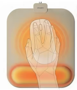 <b>USB</b> Heated <b>Mouse</b> Pad Waterproof Silicone 5 Level Temp Timer Auto‑off Winter Warm Hand Heating Mat for Office Desk - Product Image 3
