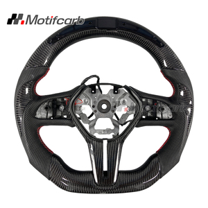 Volant personnalisé en fibre de carbone avec LED et cuir noir pour Infiniti Q50 S QX50 QX60 Q60 Coupé 2016-2022 - Product Image 1