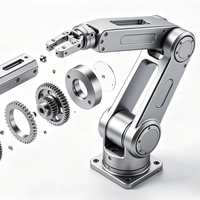 Pièces de préhenseur robotique CNC personnalisées, corps de préhenseur à forte force de serrage pour changeur d'outils à effet fin