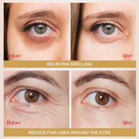 Sérum Huile Hydratant Anti-rides OEM pour les Yeux 8,5 ml Format Voyage – Atténue les Rides, Nourrit et Estompe les Ridules – Sérum de Massage Oculaire