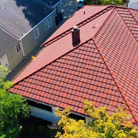 Tuile de Toiture Métallique Revêtue de Pierre en Promotion – Tuile Métallique Colorée Effet Pierre pour la Vente en Gros