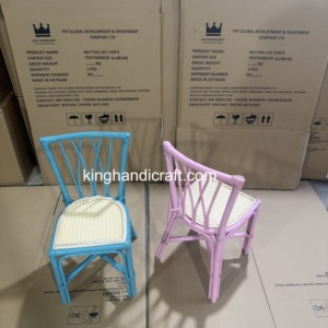 Silla Infantil de Ratán Hecha a Mano de Moda para Fiestas, Muebles para Eventos Infantiles Estilo Boho, Diseño Personalizado al por Mayor 2026 - Product Image 2