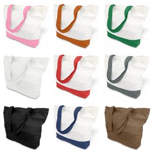 Sac fourre-tout vierge en toile de coton réutilisable et recyclable de 12 oz, de haute qualité, avec logo personnalisé, certifié ISO9001/BSCI/GRS, poignée en corde, faible coût - Product Image 3