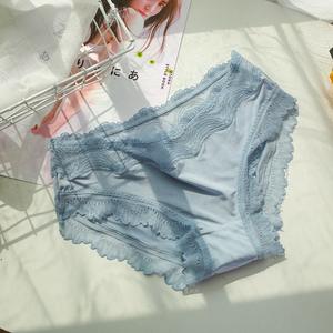 Ropa interior ZhenShangMei para mujer, pantalones cortos sexis <span class=keywords><strong>de</strong></span> cintura alta, ropa interior para mujer, bragas atrevidas <span class=keywords><strong>de</strong></span> cintura alta <span class=keywords><strong>de</strong></span> <span class=keywords><strong>encaje</strong></span> - Product Image 5