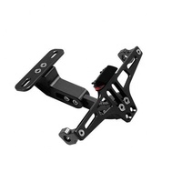 Support de plaque d'immatriculation universel en aluminium réglable pour moto, compatible MT07 MT09 - Vente flash