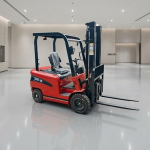 Chariot élévateur compact FH-CPD15 Plus pour atelier, transpalette, avec cadre réglable et batterie au plomb-acide - Product Image 3