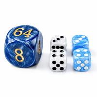 Set de dés de backgammon en perles de 30 mm, dés de multiplication personnalisés, dés numérotés sculptés à la main, fabricant de jeux de dés