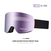 Nouvelles lunettes de ski à visière relevable, lentille magnétique, double couche anti-buée, compatibles avec les verres correcteurs, coupe-vent, anti-sable, clarté améliorée, pour l'extérieur