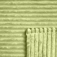 Couverture en flanelle rayée jacquard de qualité supérieure - Fabrication BSCI, couverture en polaire douce monocouche, certifiée OEKO-TEX pour le marché UE/US