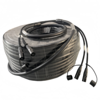 Haute qualité 2 4 6 8 canaux Audio numérique paire torsadée RJ45 Cat6 câble serpent avec tambour de câble serpent