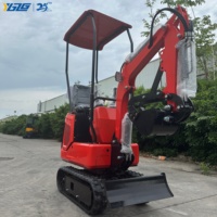 Nouvelle Arrivée Promotionnelle Mini-Excavatrice 1 Tonne Koop 192F Moteur Diesel Euro V pour Projets de Jardinage, Verger et Agriculture
