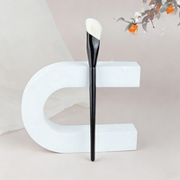 Pinceau correcteur oblique en poils de chèvre pour fond de teint liquide et crème contour des yeux – Pinceau de maquillage végétalien pour estomper les imperfections – Offre spéciale