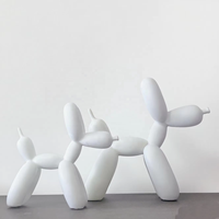 Nouveau matériau vinyle 17/25cm Ballondog pour la peinture DIY Fluid Bear, comme décoration d'intérieur ou cadeau, pour la peinture par transfert, Bubble Dog