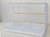 Grande cage à oiseaux en fil métallique pliable, cage à perroquets, cages de reproduction pour oiseaux