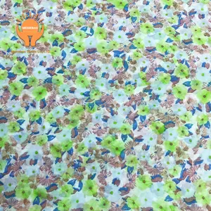 Eco-friendly Recyclable Polyester Fabrics Can Be Customized Printed Jacquard Fabrics Are Suitable For Womens Tshirts