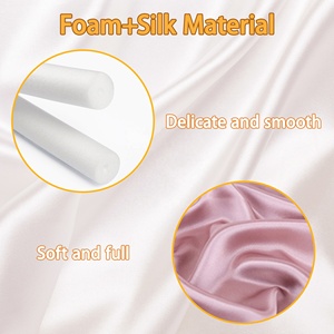 Silk Satin Heatless Hair Curler for Sleep Custom Logo Women's <strong>Automatic</strong> <strong>Curling</strong> Rod Headband - Product Image 5