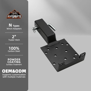 <span class=keywords><strong>Plaque</strong></span> de montage de treuil universelle en acier AUTOBOTS, capacité de 3500 lb, pour <span class=keywords><strong>attelage</strong></span> de remorque 2 pouces, compatible ATV/UTV - Product Image 1