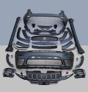 Actualización de alta calidad al kit de carrocería estilo <span class=keywords><strong>SRT</strong></span> con juegos de parachoques trasero delantero y capó para piezas de coche Jeep <span class=keywords><strong>Grand</strong></span> <span class=keywords><strong>Cherokee</strong></span> 2014-2021 - Product Image 4