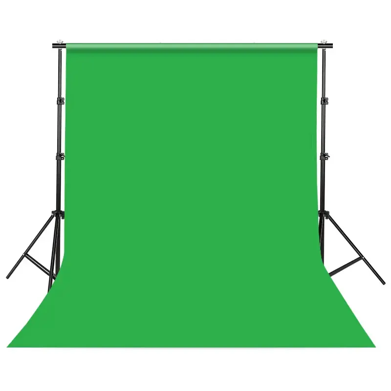 2*3M Coton Polyester Bleu Rouge Vert Fond d'écran Photographie Stand Set pour Photo Studio Accessoires