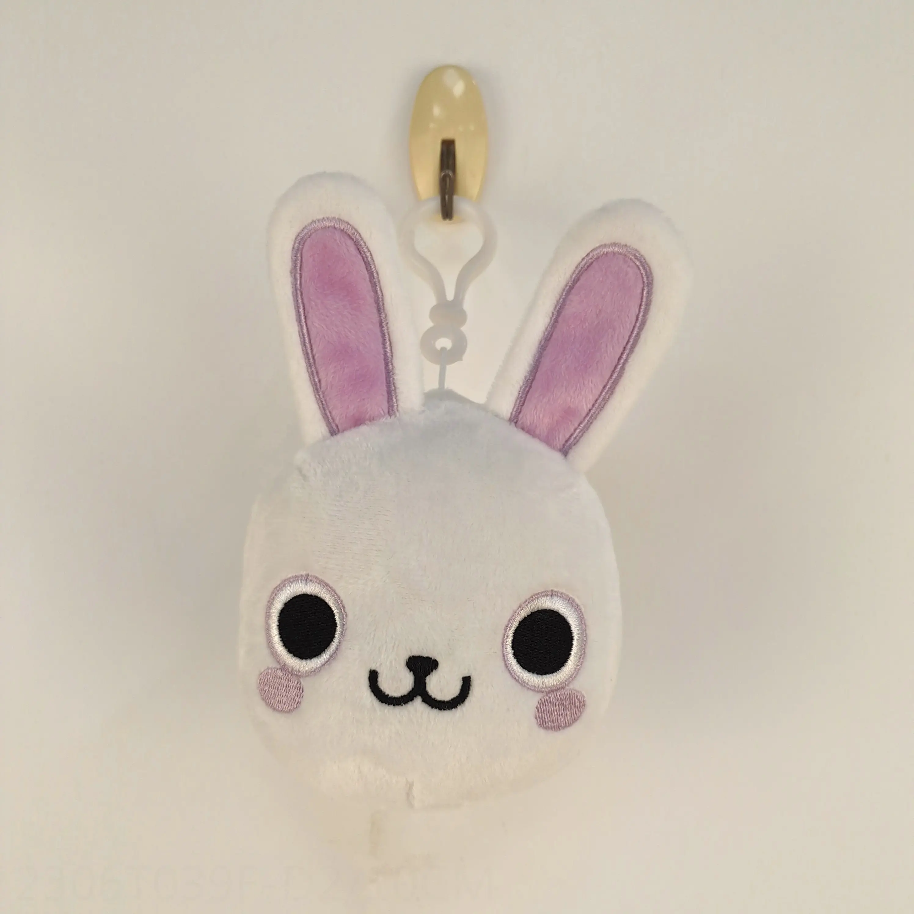 cute plush toy bunny rabbit keychain wholesale custom soft plush toy keychain soft stuffed animals plushies keychains