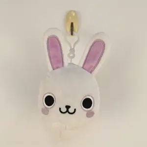 Cute Plush Toy Bunny Rabbit Keychain Wholesale Custom Soft Plush Toy Keychain Soft Stuffed Animals Plushies Keychains