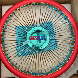 New Steel Wire Wheel Chrome/Gold 64 Spoke Custom Spoke Style Steering Wheel - Product Image 3