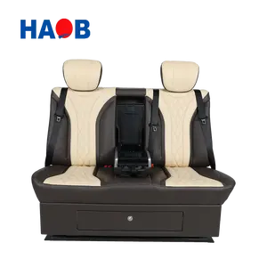 Luxury VIP Car Seats For Prado With Centre Console Kit Auto Interior Accessories Conversion Electric Reclining Van Seats