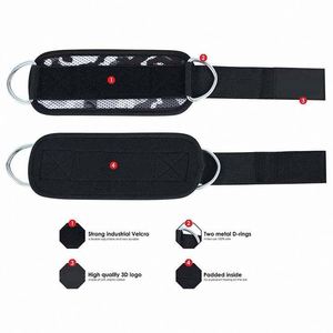 Sangle de cheville imperméable de haute qualité avec fixation par câble pour entraînement musculaire, design personnalisé, pour la musculation en salle de sport - Product Image 4