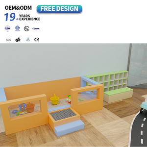 Aire de jeux intérieure pour enfants, Château de jeu, Centre de jeux d'intérieur, Petite aire de jeux intérieure avec toboggan et piscine à balles - Product Image 6