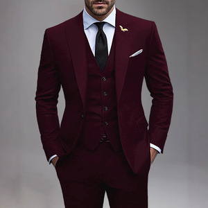 Nouvel <span class=keywords><strong>ensemble</strong></span> de <span class=keywords><strong>costume</strong></span> trois pièces pour <span class=keywords><strong>homme</strong></span> 2026, sur mesure, veste de <span class=keywords><strong>costume</strong></span> à revers pointu à un bouton, <span class=keywords><strong>ensemble</strong></span> décontracté de couleur unie pour <span class=keywords><strong>homme</strong></span> - Product Image 2