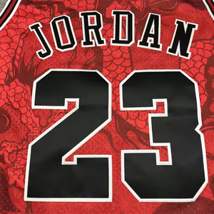 2024 vente en gros de nouveaux maillots de basket-ball américains cousus étoiles rétro dans l'élément de l'année du Dragon rouge vert <span class=keywords><strong>bleu</strong></span> violet maillots - Product Image 3