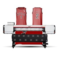 Impresora de Sublimación de Formato Ancho Locor 1.8m Industrial I3200 para Impresión de Ropa Deportiva, Camisetas, Jerseys, Telas y Textiles