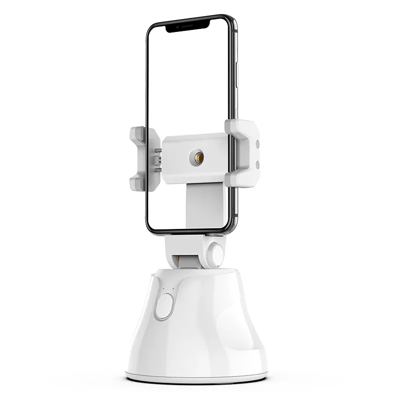 Otomatik akıllı çekim Selfie sopa 360 rotasyon atış Tripod otomatik yüz izleme çekim kamera telefon tutucu