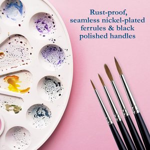 Nuevos pinceles de acuarela Yihuale Kolinsky Sable 100% pinceles de sable Kolinsky para tinta Gouache de acuarela y más - Product Image 6