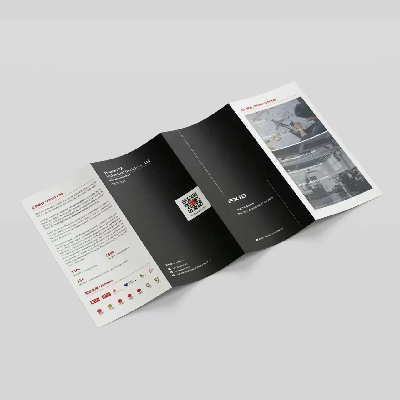 Tùy chỉnh in ấn công ty kinh doanh quảng cáo Flyer có thể gập lại tập sách Brochure sản phẩm hướng dẫn cuốn sách