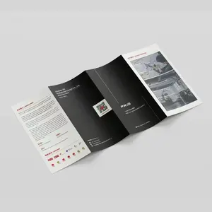Custom Printing Company Business Advertising Flyer Foldable Booklet Brochure Product Instruction Book
