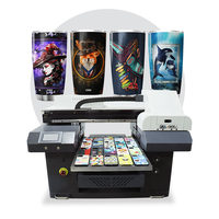 Imprimante UV Jucolor A2 pour verre, métal, acrylique, coque de téléphone, bois, panneau, stylo, plastique, toile, balle de golf, carrelage céramique