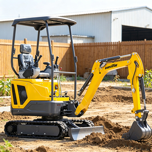 Mini Excavadora de 1.6 Toneladas, 1600 kg, Excavadora Hidráulica con Motor y Orugas Expandibles para Construcción en Espacios Reducidos - Product Image 2