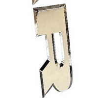 Plaque de grille chromée / Lettres pour RAM 1500 2025-2026