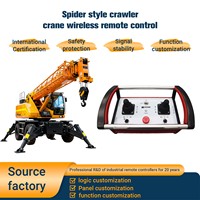 hydraulique joystick vanne directionnelle 4 leviers camion grue radio kits de télécommande intelligents