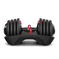 Ensemble de poids réglables 24 kg pour haltères, fourni directement par l'usine, entraîneur de gym intégré, utilisation universelle, acier au silicium durable
