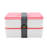Boîtes à lunch pour enfants et bébés, style bento, à double étage, sublimables, compatibles micro-ondes, avec gourde 1-3L, collection 2025